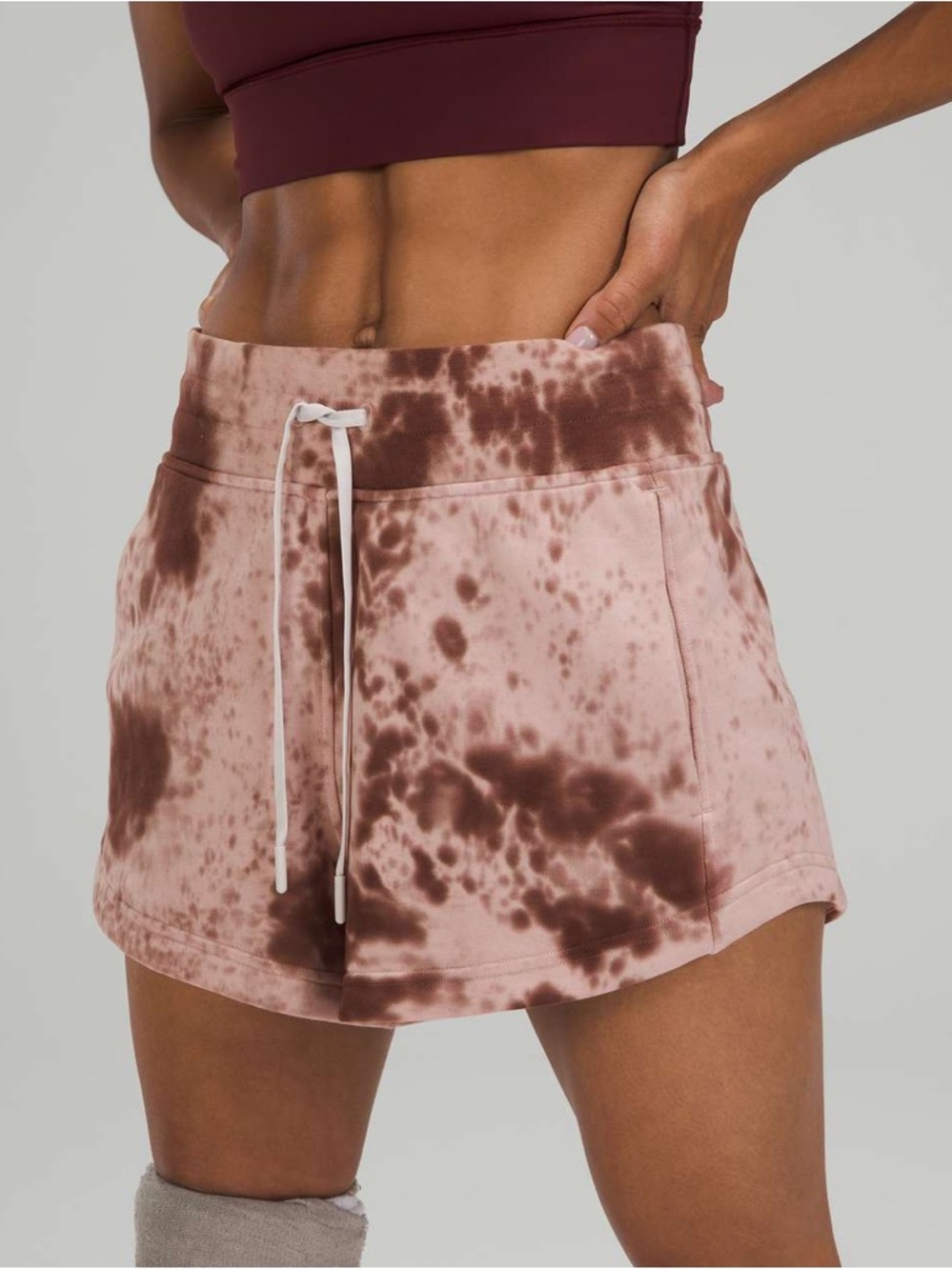 Lululemon Inner Glow Short 3" Terry
Marble Dye Silky French Press Size 6